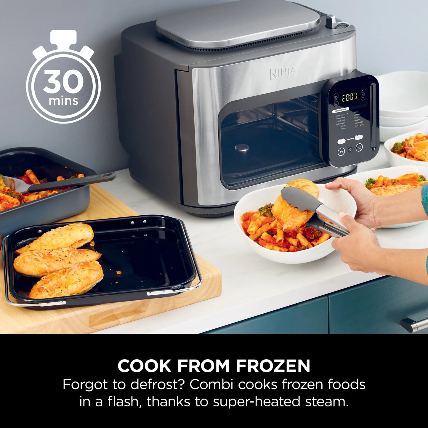 Ninja Combi 12-In-1 Multi-Cooker, Oven & Air Fryer 12.5L SFP700ME