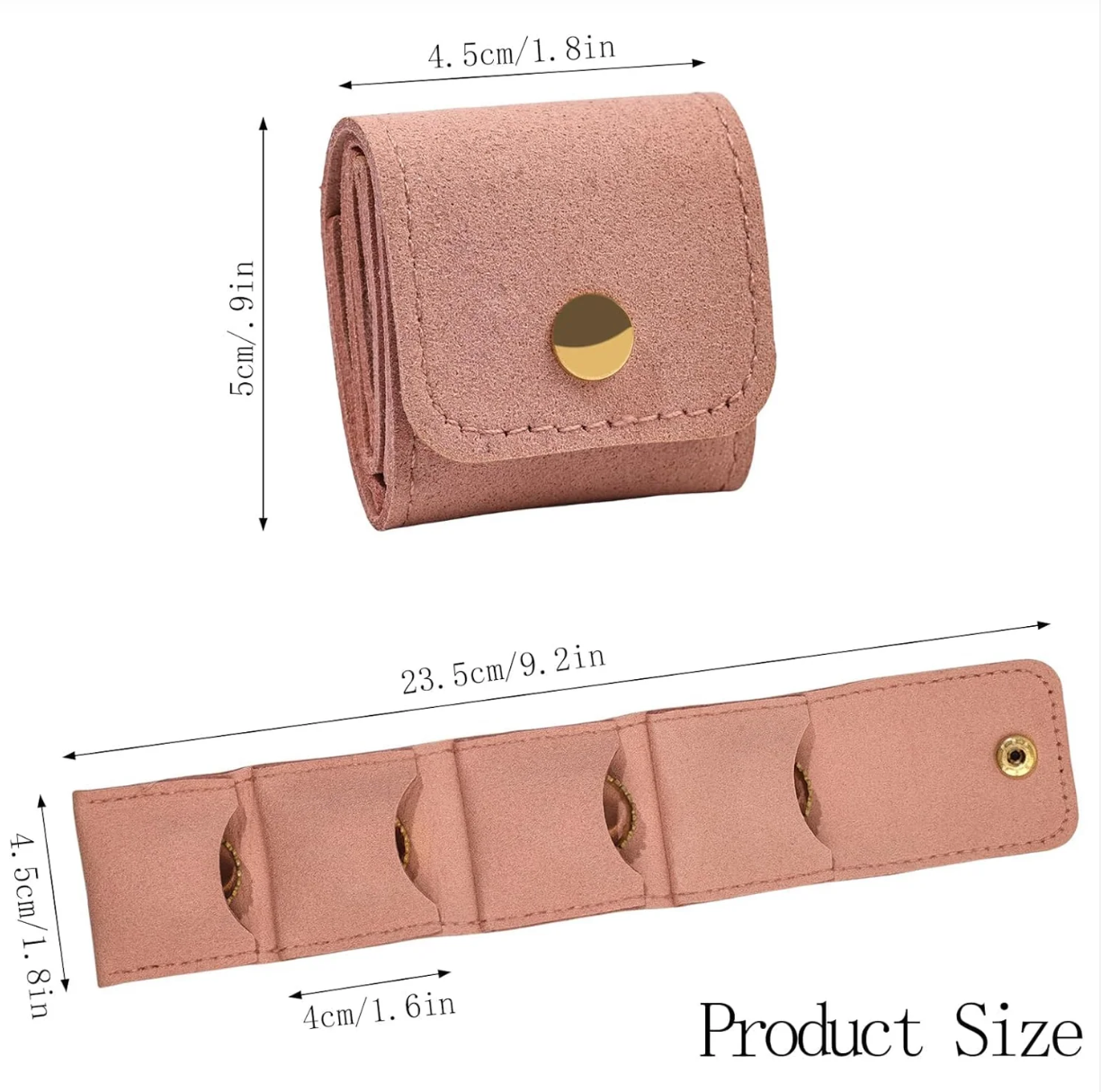 Jewellery Storage Pouch – Compact Foldable Travel Organizer - Image 3
